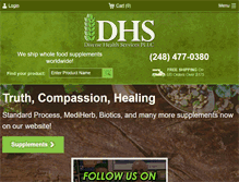 Tablet Screenshot of diversehealthservices.com